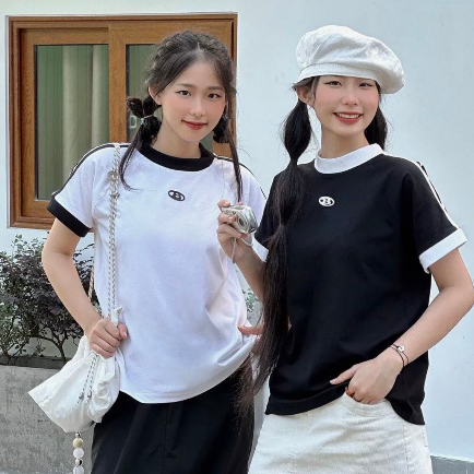 Áo thun baby tee LOGO W cotton 100% thêu chữ W,Áo baby tee Whattowear_NT.STUDIO