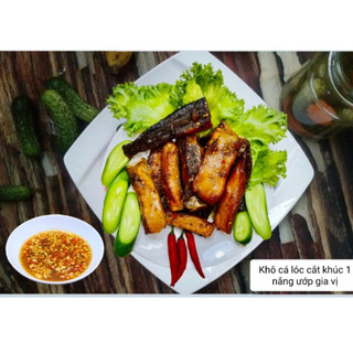Khô cá lóc không xương cắt khúc