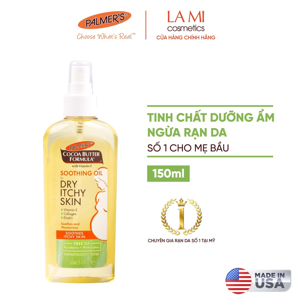 Dầu giảm nhanh khô ngứa da khi mang thai Palmer's 150ml