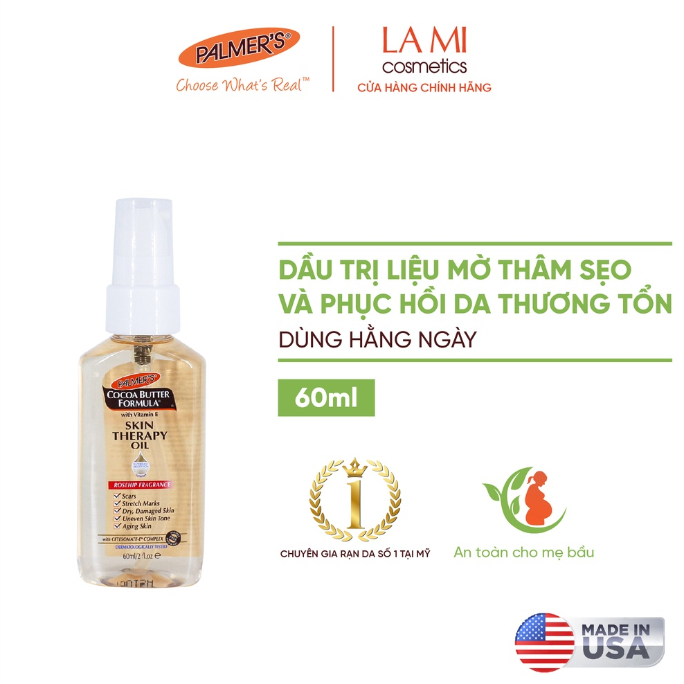 Dầu massage dưỡng da toàn thân Palmer's 60ml