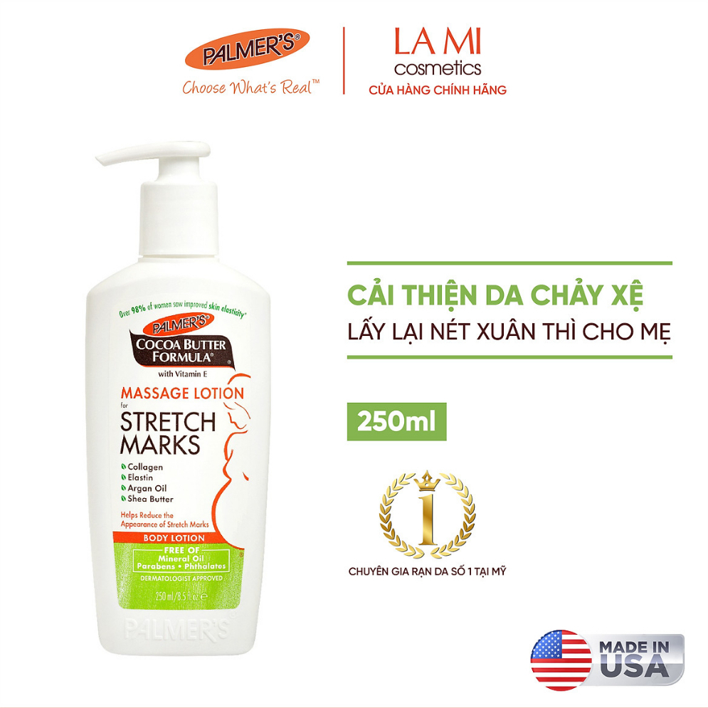 Lotion ngừa rạn da đầu thai kỳ Palmer's 250ml