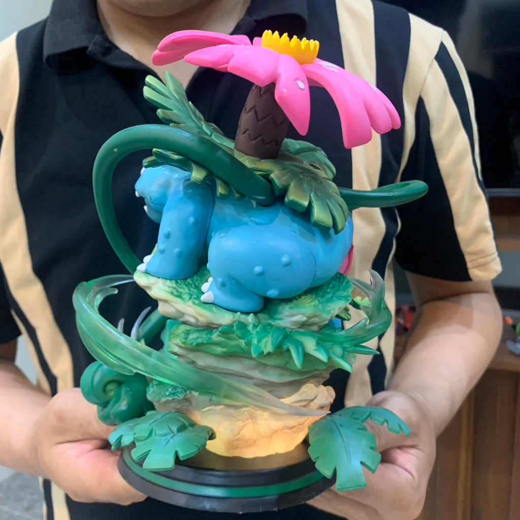 MÔ HÌNH NHÂN VẬT FUSHIGIBANA TRONG ANIME POKEMON , SƯU TẬP TRANG TRÍ DECOR