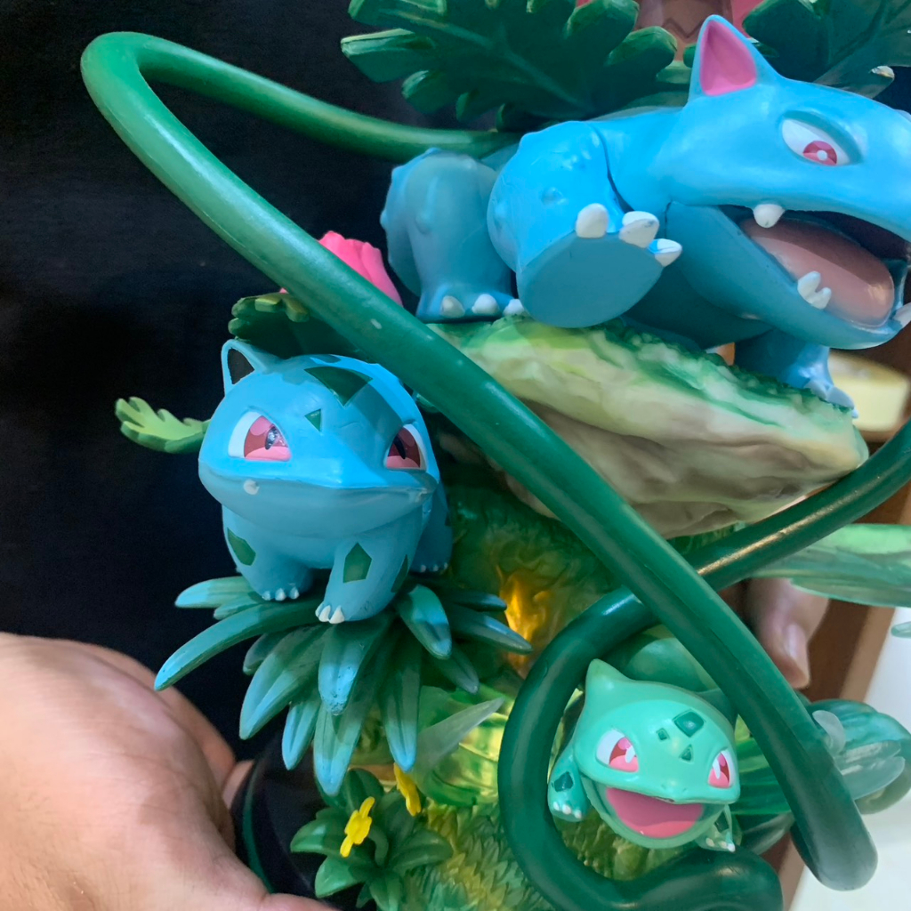 MÔ HÌNH NHÂN VẬT FUSHIGIBANA TRONG ANIME POKEMON , SƯU TẬP TRANG TRÍ DECOR