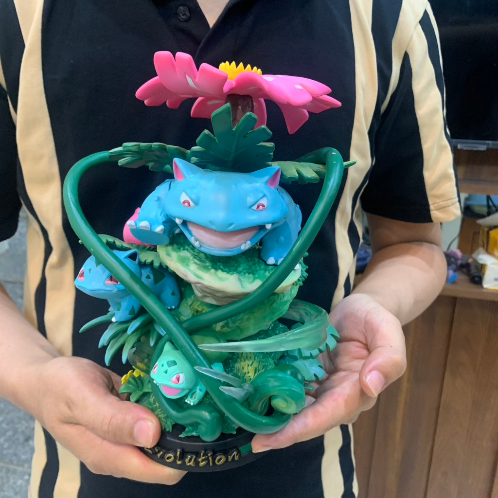 MÔ HÌNH NHÂN VẬT FUSHIGIBANA TRONG ANIME POKEMON , SƯU TẬP TRANG TRÍ DECOR