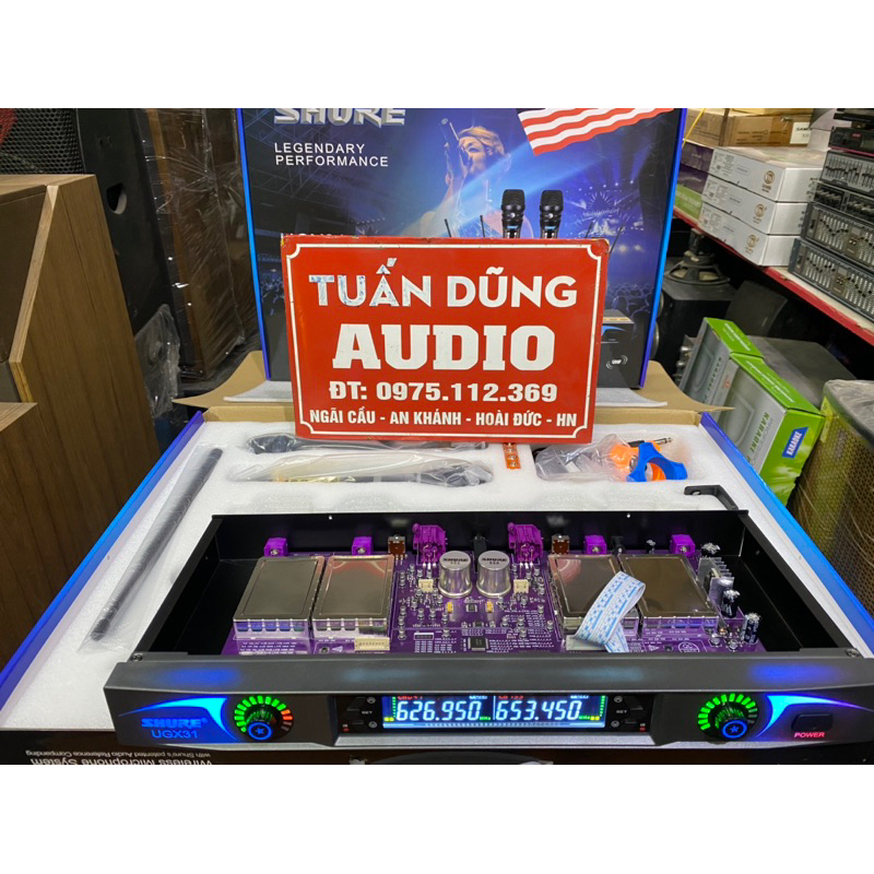 Micro, míc không dây SHURE UGX31 hàng chính hãng