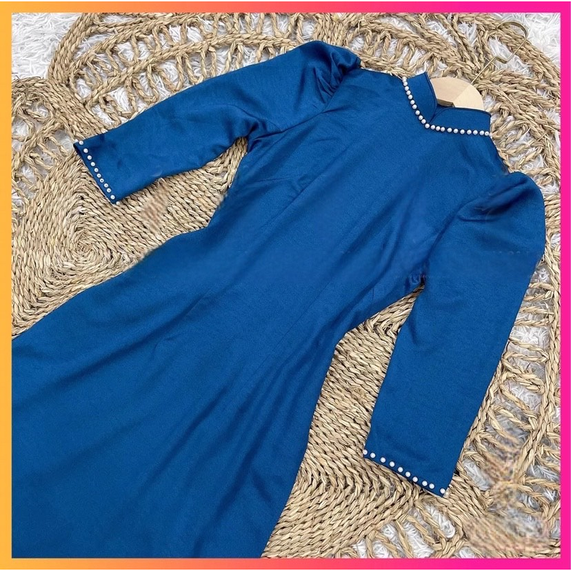 Áo Dài Truyền Thống Lụa Tây Thi Tay Bồng Cổ Truyền Thống  Siêu Hot Chuẩn Phom Cam kết Chất Lượng | BigBuy360 - bigbuy360.vn