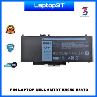 Pin laptop dell latitude e5450 e5470 e5570 k3jk9 7v69y r9xm9 62wh 6mt4t loại tốt chính hãng bảo hành 6 tháng
