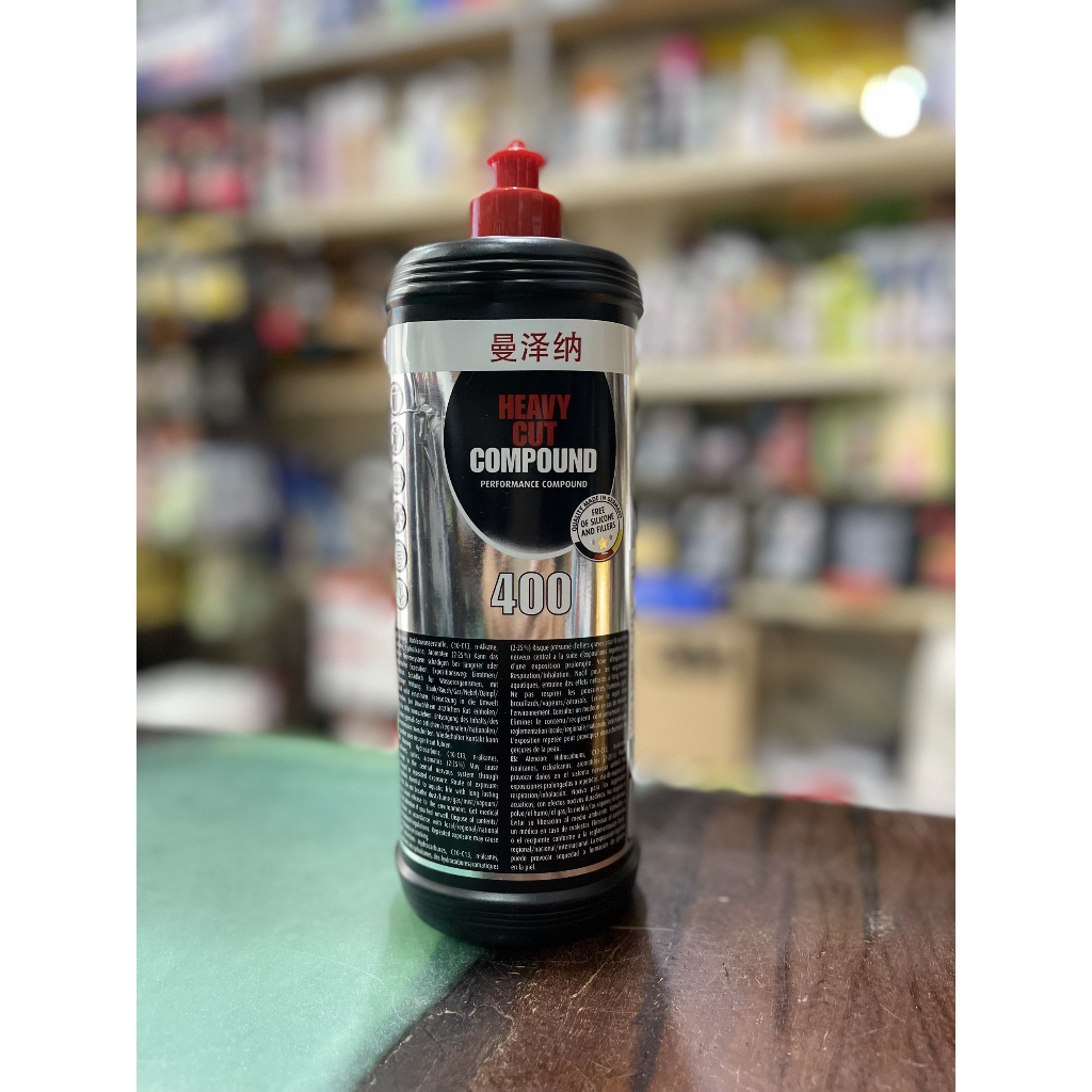 DUNG DỊCH ĐÁNH BÓNG BƯỚC 1 PHÁ XƯỚC MENZERNA HEAVY CUT COMPOUND 400 1 LIT