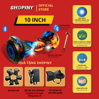 Xe điện cân bằng, bánh lớn 10 inch, xe thăng bằng - trẻ em- Kèm tay cầm cho bé khi mua từ hai xe