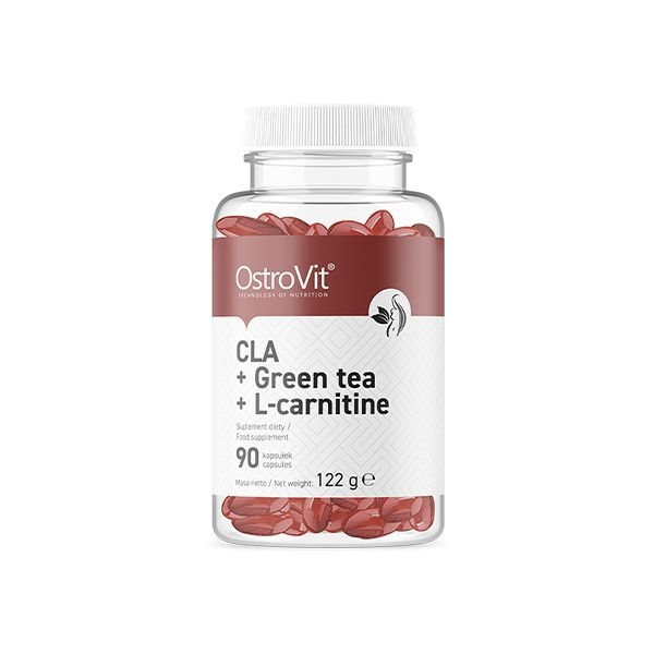 Viên uống Ostrovit CLA + Greentea + L-carnitine  nhập khẩu Ba Lan - Gymstore giúp giảm thèm ăn, giảm mỡ
