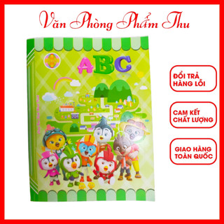Tập học sinh abc 4ôli - 5 ô li - chọn loại - quyển tập abc 96 trang hoà bình 4 ô, 5 ô li - văn phòng phẩm thu