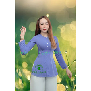  B.A25 - ÁO BÀ BA LỤA TRƠN TẮM Ý DÂY KÉO + QUẦN TRẮNG 