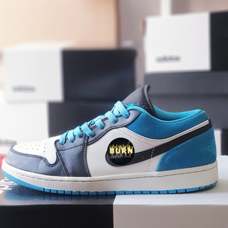 Giày Jordan 1 Low Laser Blue, size 43-44, real 2hand
