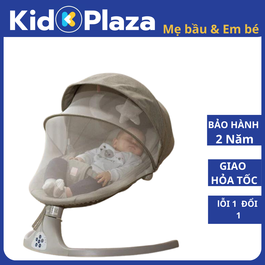 Nôi điện cho bé, nôi đưa cho bé tự động FATZBABY Swing 1 - FB8102TN điều khiển từ xa