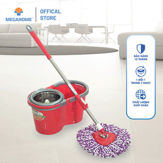 Bộ Lau Nhà Xmop Utility Megahome sử dụng mâm lau tam giác