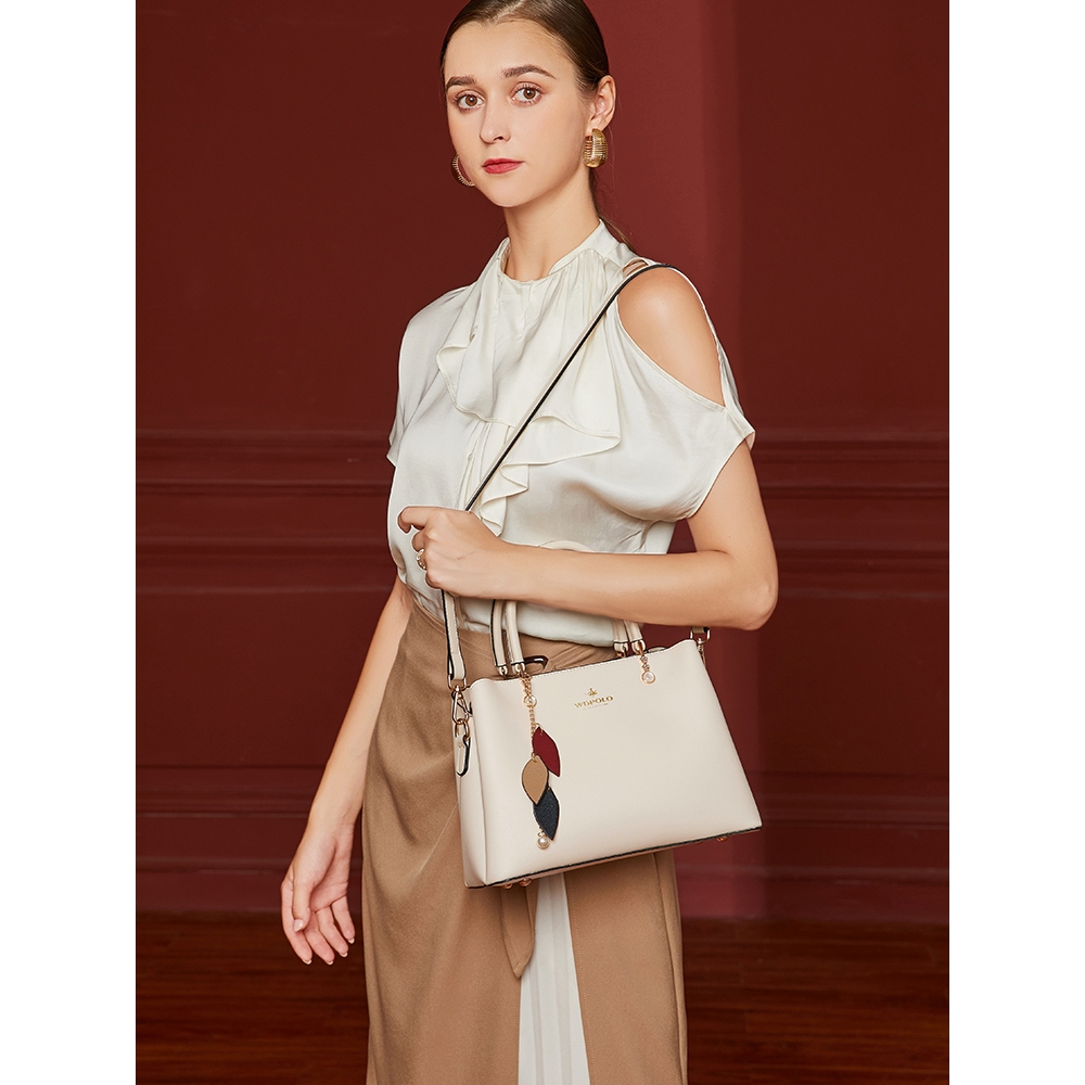 Túi xách tay túi đeo chéo WDPOLO túi da sang trọng quý phái mẫu mới 2024