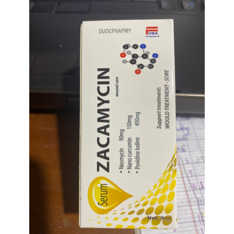Zacamycin bôi vết thương lở mun
