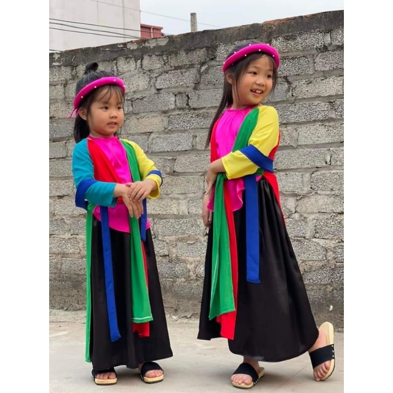 Áo tứ thân phối màu