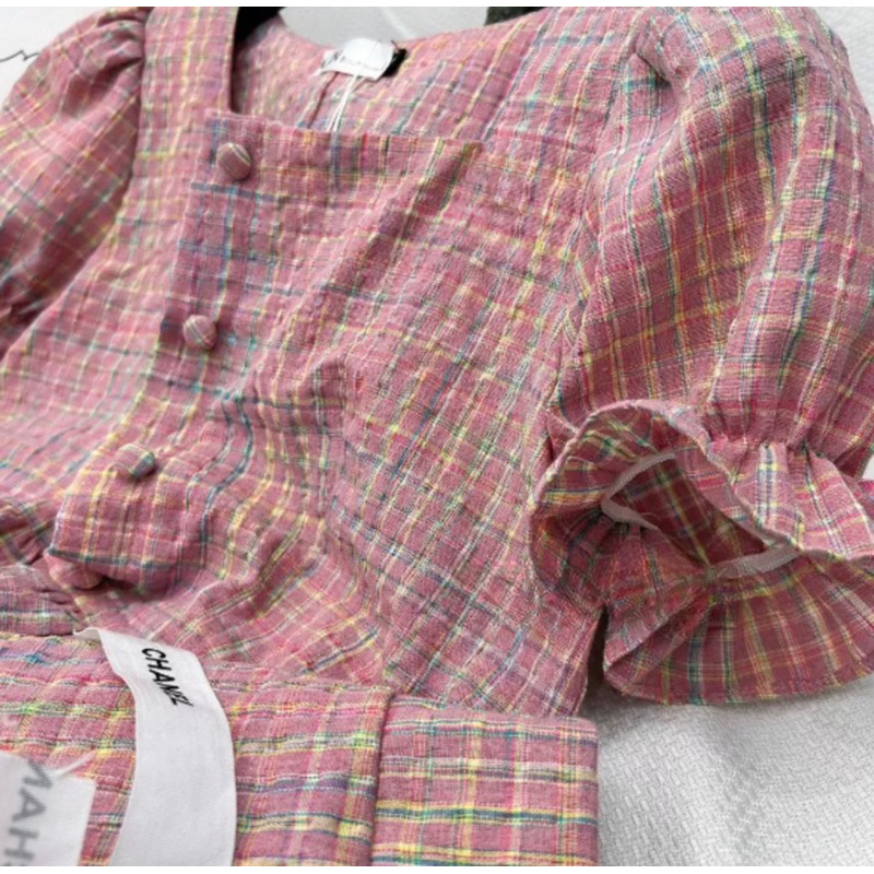 Set áo crotop + chân váy