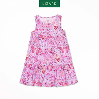  Đầm sát nách bé gái Lizard cotton - 4SP23D040-1 