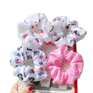 Buộc tóc SCRUNCHIES hoạ tiết BTS BT21 BLACKPINK hot