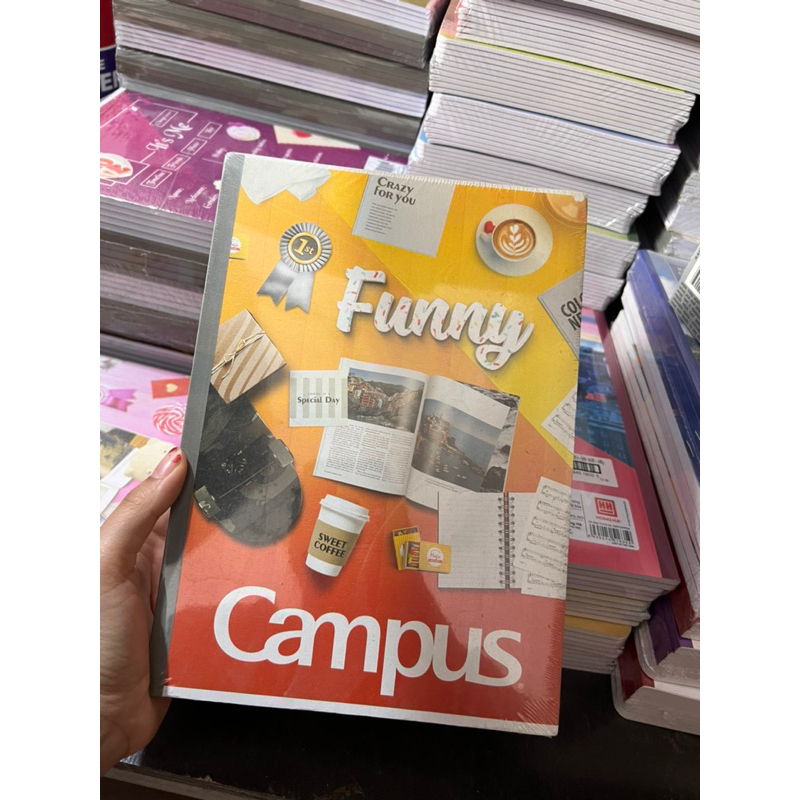 Vở kẻ ngang campus 80trang 120trang 200trang hàng đẹp kẻ ngang