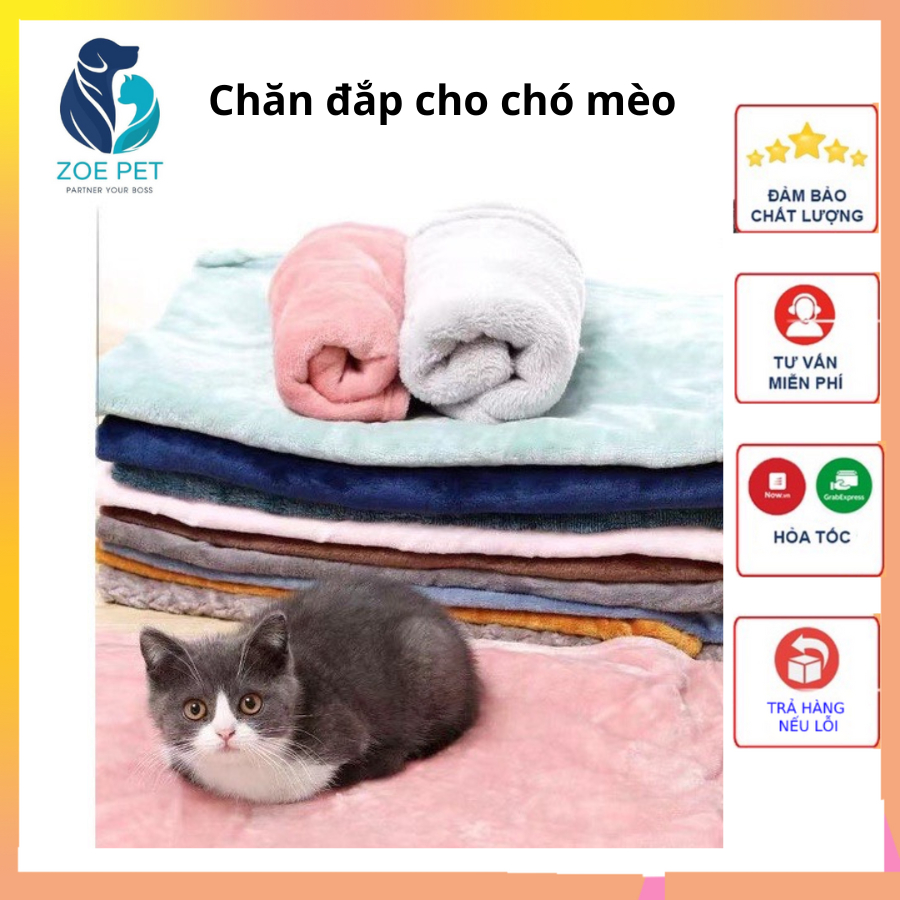 Chăn đắp cho chó mèo