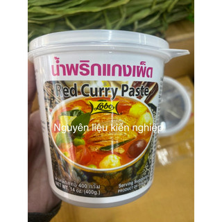 Gia vị cà ri thái hủ 400gr, có 2 vị: đỏ - xanh / red - green curry paste.