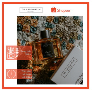 Tinh dầu toả hương The Candleholic Jasmine 100ml hương hoa nhài cao cấp