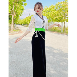 Váy nhung the loại 1