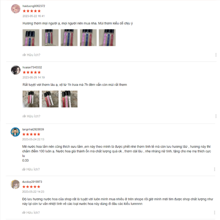 Nước hoa nam nữ mini chiết TOM FORD LOST CHERRY 10ml chính hãng lôi cuốn, quyến rũ, gợi cảm