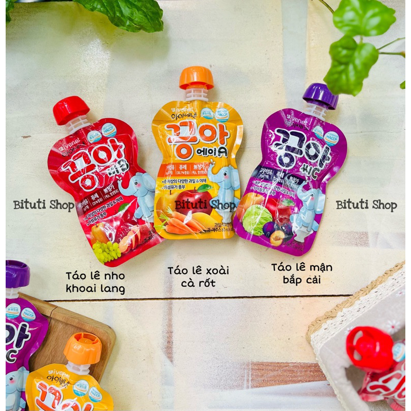 Nước ép trái cây rau củ Ivenet cho bé 12tháng - Bituti Shop