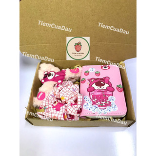 Set quà tặng gấu dâu combo 3 món