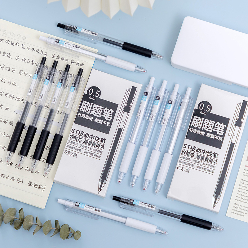 Bút gel ngòi 0.5mm mực đen cao cấp