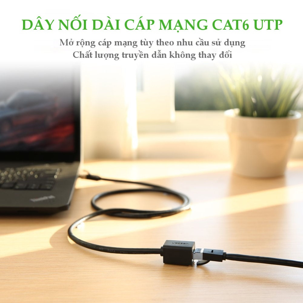Cáp mạng đúc sẵn Cat6 nối dài 0,5m chính hãng Ugreen 11278 cao cấp