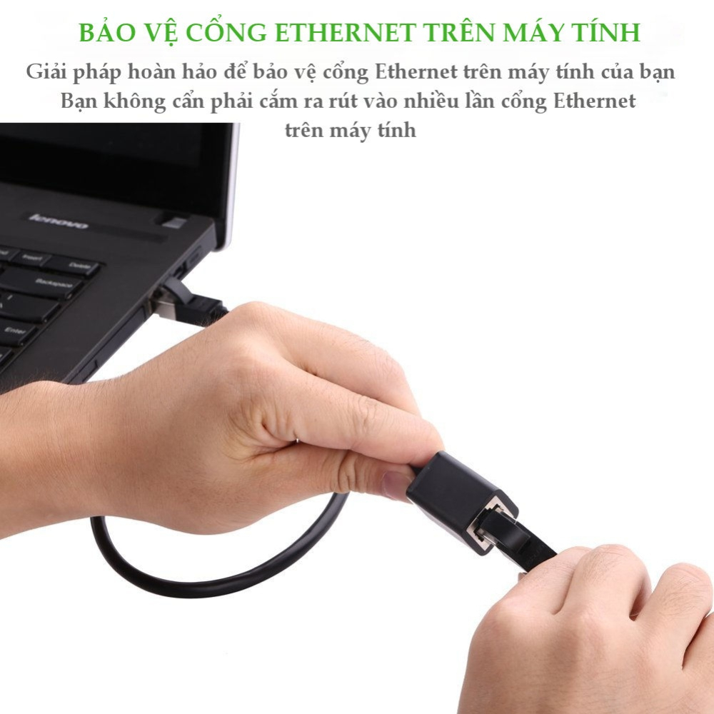 Cáp mạng đúc sẵn Cat6 nối dài 0,5m chính hãng Ugreen 11278 cao cấp