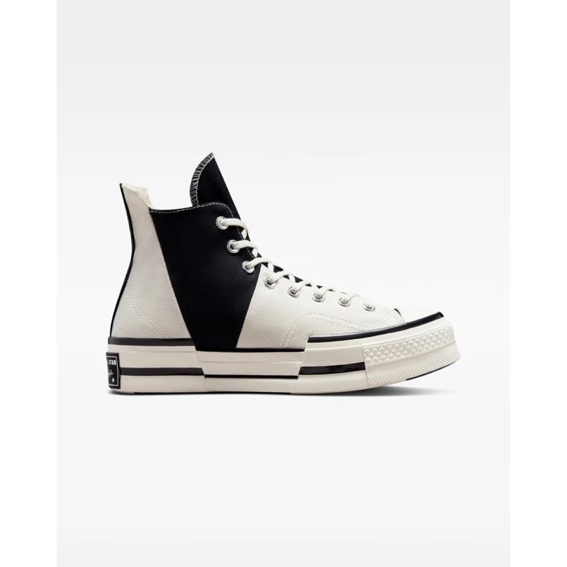 [Chính Hãng] Giày thể thao converse chuck 70 plus hi A01388C egret black unisex (Free Ship)