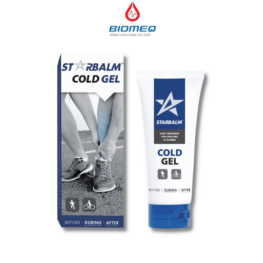 Gel làm lạnh Starbalm Cold Gel 100ml 25 ml làm lạnh cơ xử lý chấn thương, căng cơ,bầm tím bong gân khớp