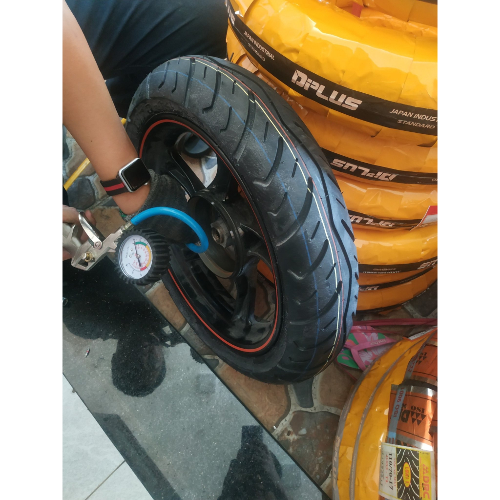 Lốp xe máy không ruột 80/90-16 gai 119 bánh sau nouvo, hayate, vision bản đặc biệt