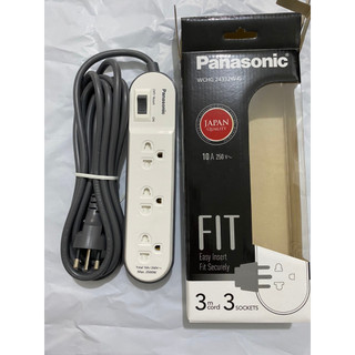 Ổ cắm có dây nối dài, 3 ổ cắm panasonic wchg24332w