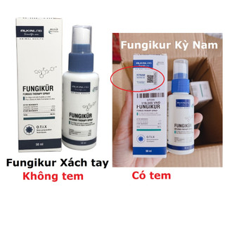 Xịt chuyên trị nấm, viêm da, vảy gàu chó mèo - Fungikür Spray 50ml Mitecyn