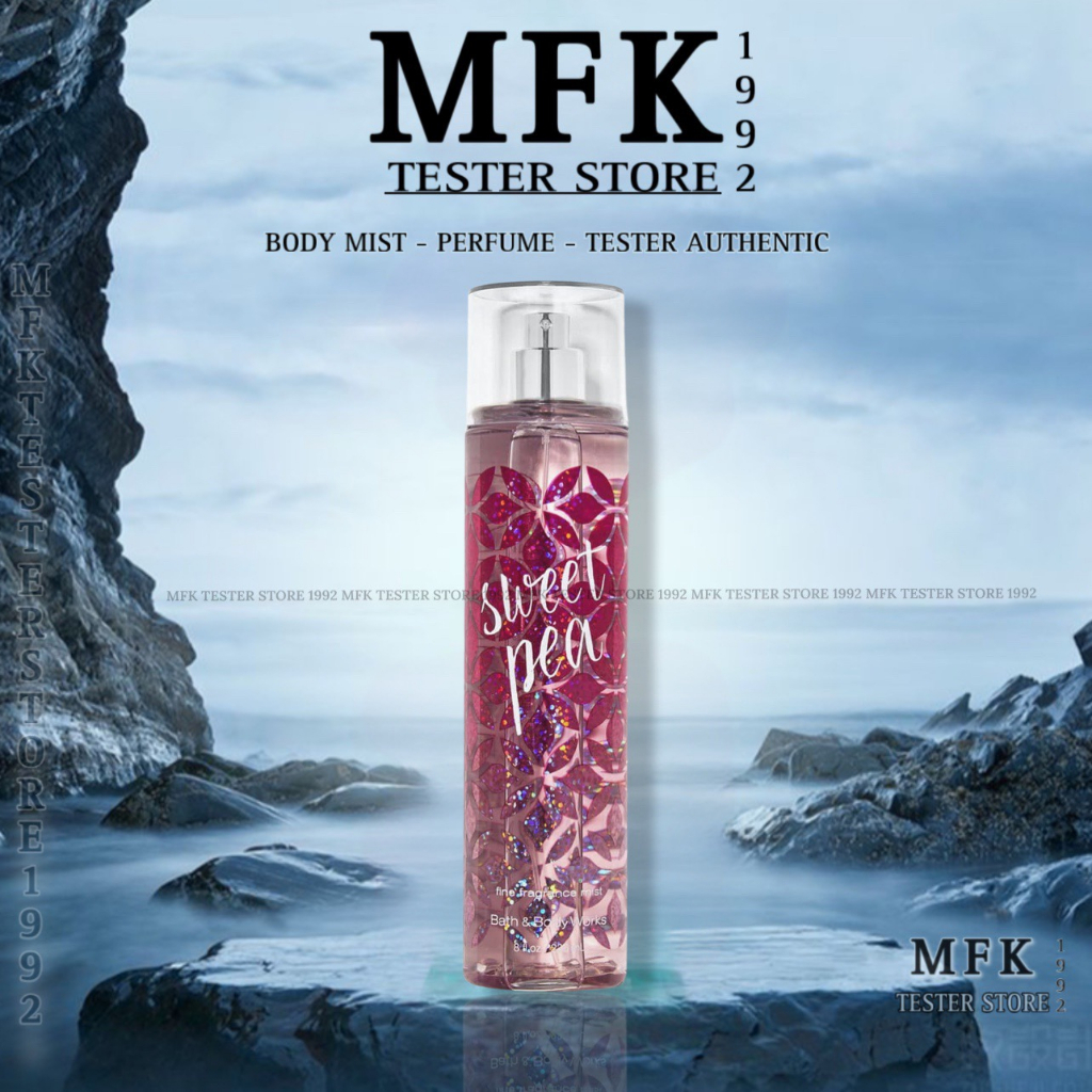 | 𝐌𝐅𝐊𝐒𝐓𝐎𝐑𝐄 | Xịt toàn thân Body Mist Bath & Body Works - Sweet Pea - Ⓜ.Ⓕ.Ⓚ