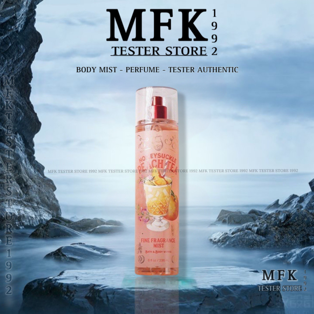 | 𝐌𝐅𝐊𝐒𝐓𝐎𝐑𝐄 | Xịt thơm body mist 𝐁𝐚𝐭𝐡 &𝐁𝐨𝐝𝐲 𝐖𝐨𝐫𝐤𝐬 Honeysuckle Peach Tea (SWEET)