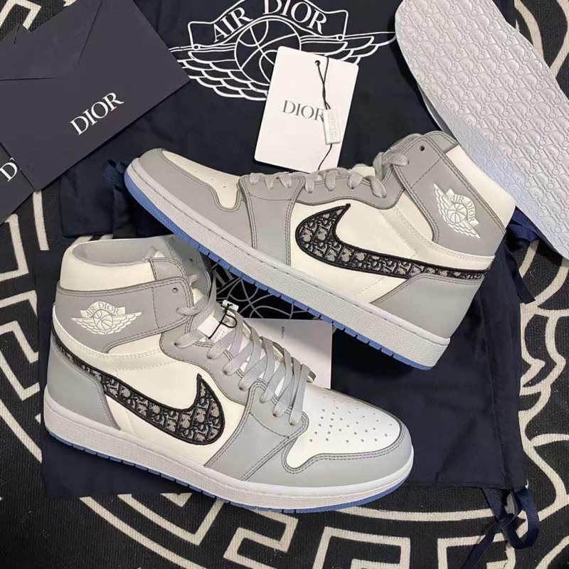 giày Air jordan 1 high x dior | high quality [ BROWN SNEAKER]