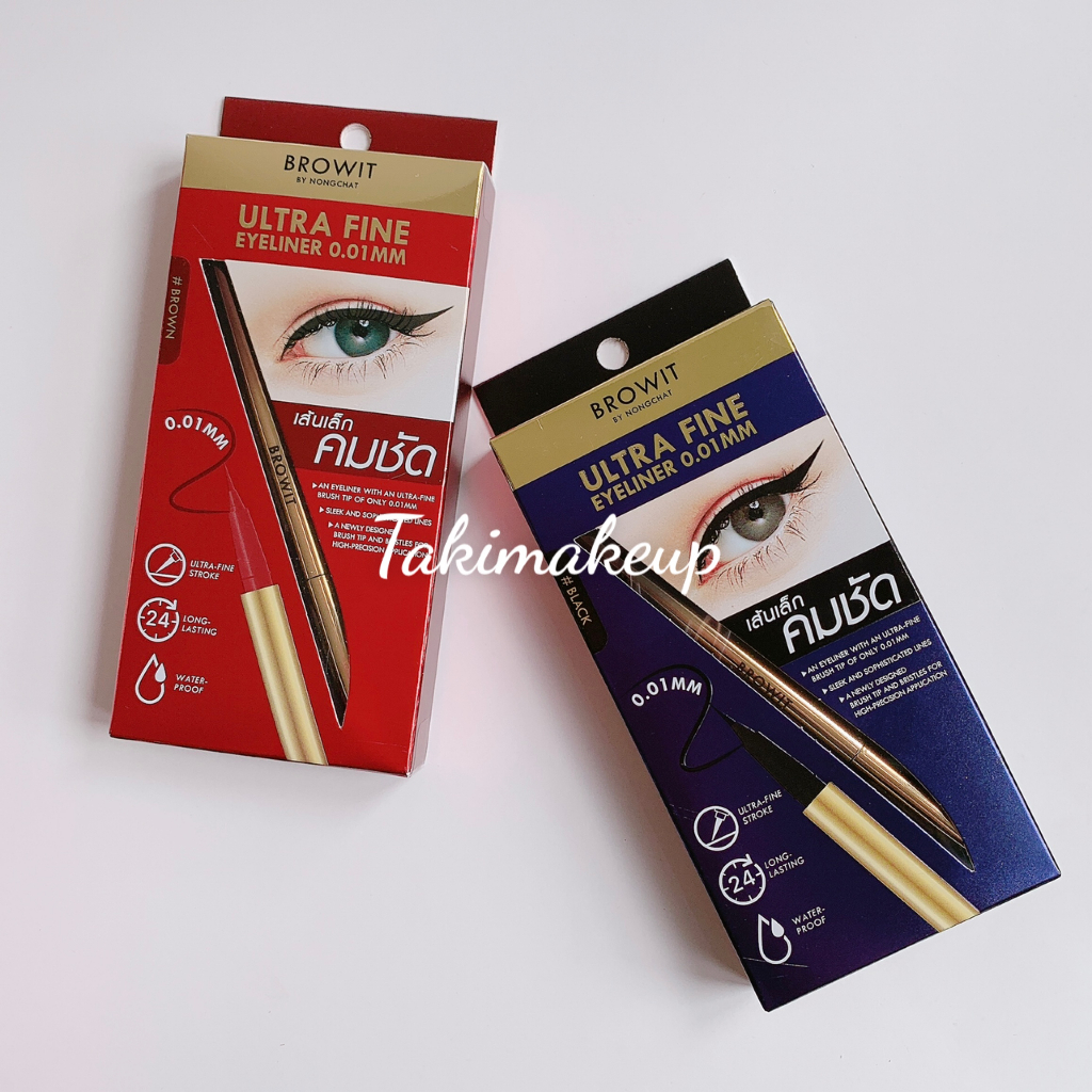 Bút Kẻ Mắt Nước Browit Nongchat Ultra Fine Eyeliner 0.01MM