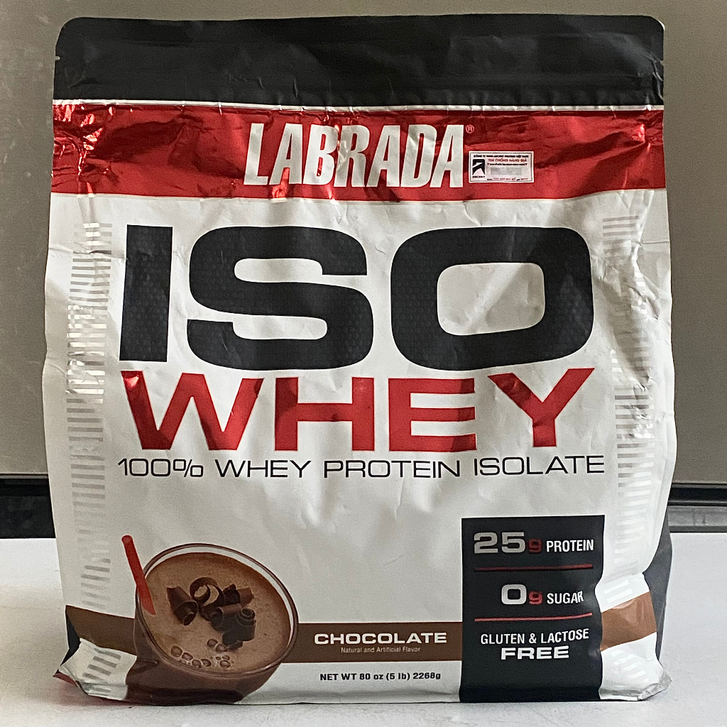Bổ sung đạm Iso Whey Labrada - 100% Whey Protein Isolate