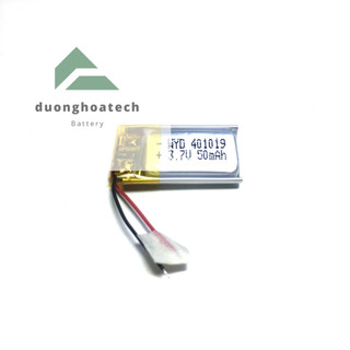 Pin sạc li-po lithium polymer 3.7v 401019 50mah cho tai nghe bluetooth