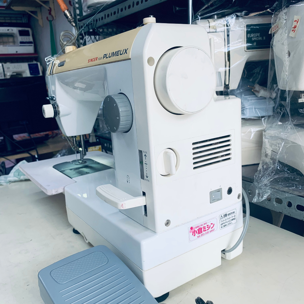 MÁY MAY BÁN CÔNG NGHIỆP SINGER - TỰ ĐỘNG CẮT CHỈ - KHÔNG CẦN CHÂN BÀN