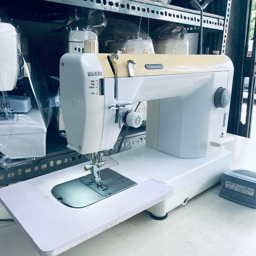 MÁY MAY BÁN CÔNG NGHIỆP SINGER - TỰ ĐỘNG CẮT CHỈ - KHÔNG CẦN CHÂN BÀN