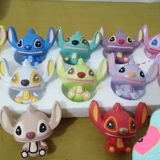 Tô tượng thạch cao stitch 2d size 5cm
